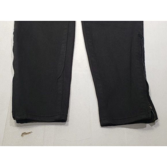 Social Standard Sanctuary Womens Jeans Slim Straight Crop Stretch Black Size 2 - Picture 3 of 7